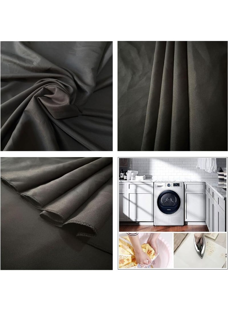 YelaJoy Black Backdrop for Photography Durable Fabric Background Photo Backdrop Video Photography Studio (5x7ft, Black) - Image 5