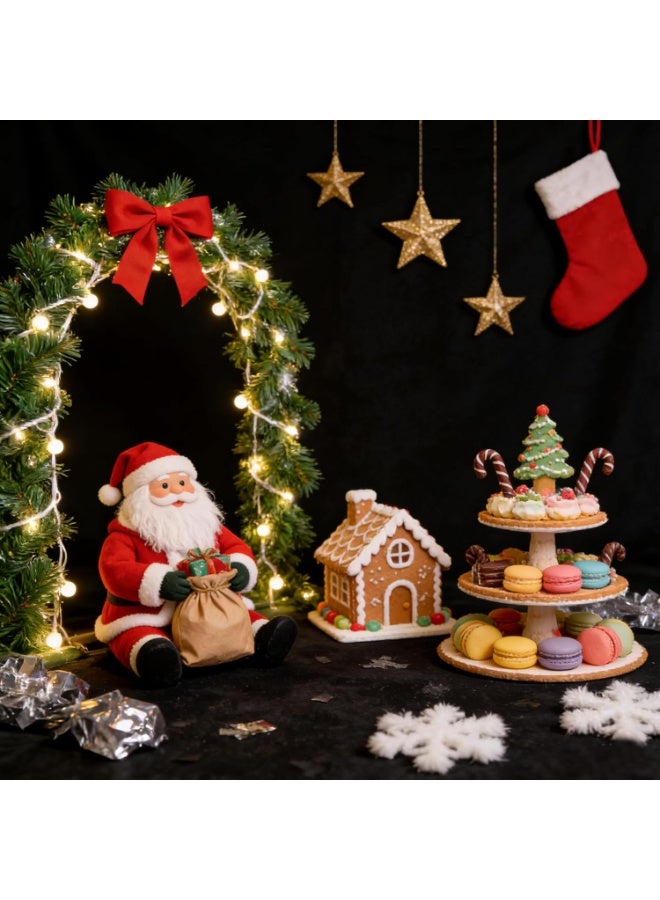 YelaJoy Black Backdrop for Photography Durable Fabric Background Photo Backdrop Video Photography Studio (5x7ft, Black) - Image 4