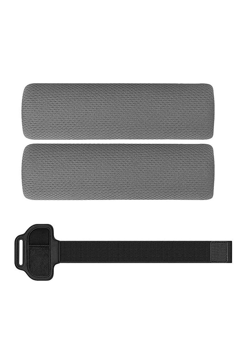 KASTWAVE 1 Leg Strap and 2 Ring-Con Grips Ring-Con Compatible with Nintendo Switch Fit Adventure Game Non-Slip Grips and Adjustable Leg Strap - Image 2