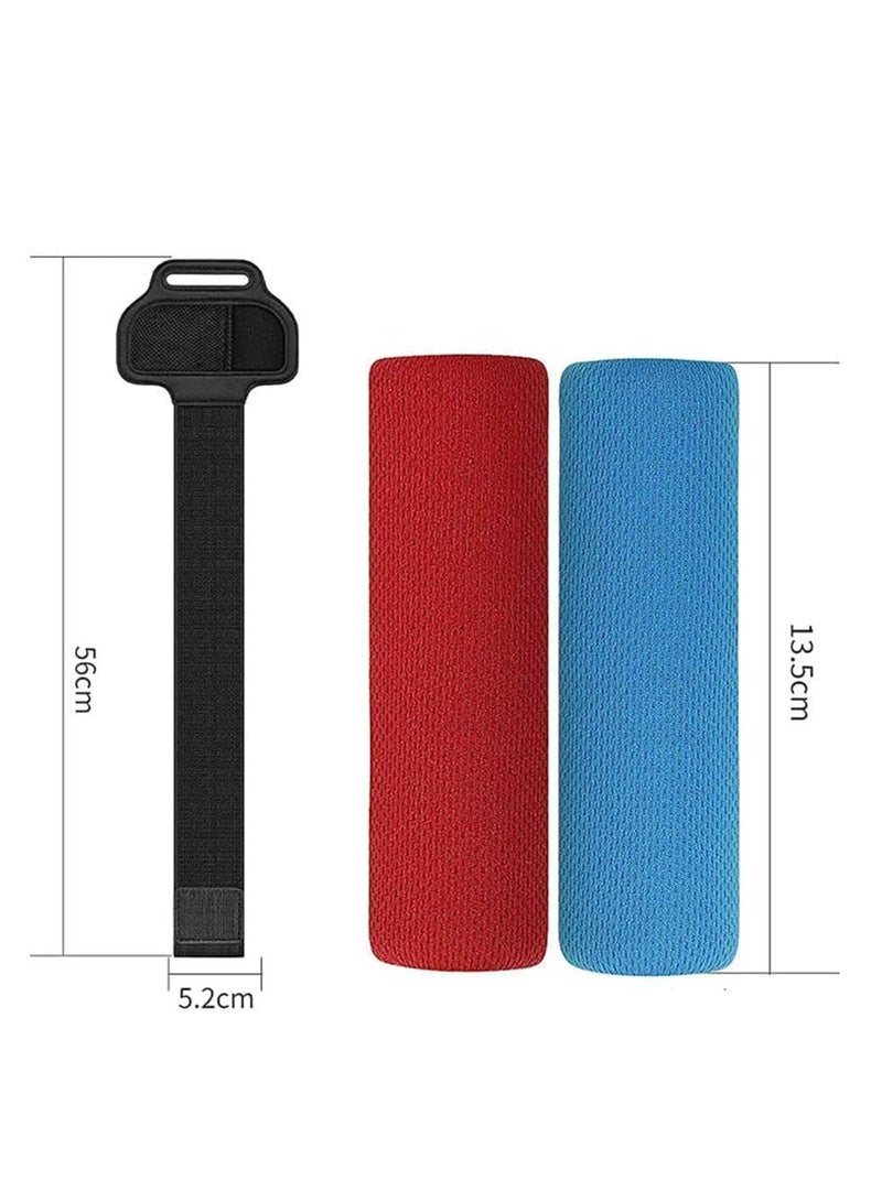 KASTWAVE 1 Leg Strap and 2 Ring-Con Grips Ring-Con Compatible with Nintendo Switch Fit Adventure Game Non-Slip Grips and Adjustable Leg Strap - Image 3