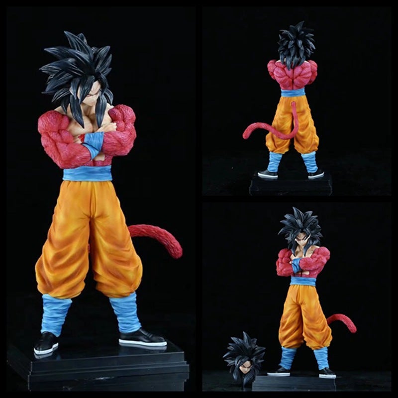 Dragon Ball Z Super Saiyan Goku Figure PVC Statue 32cm - Image 4