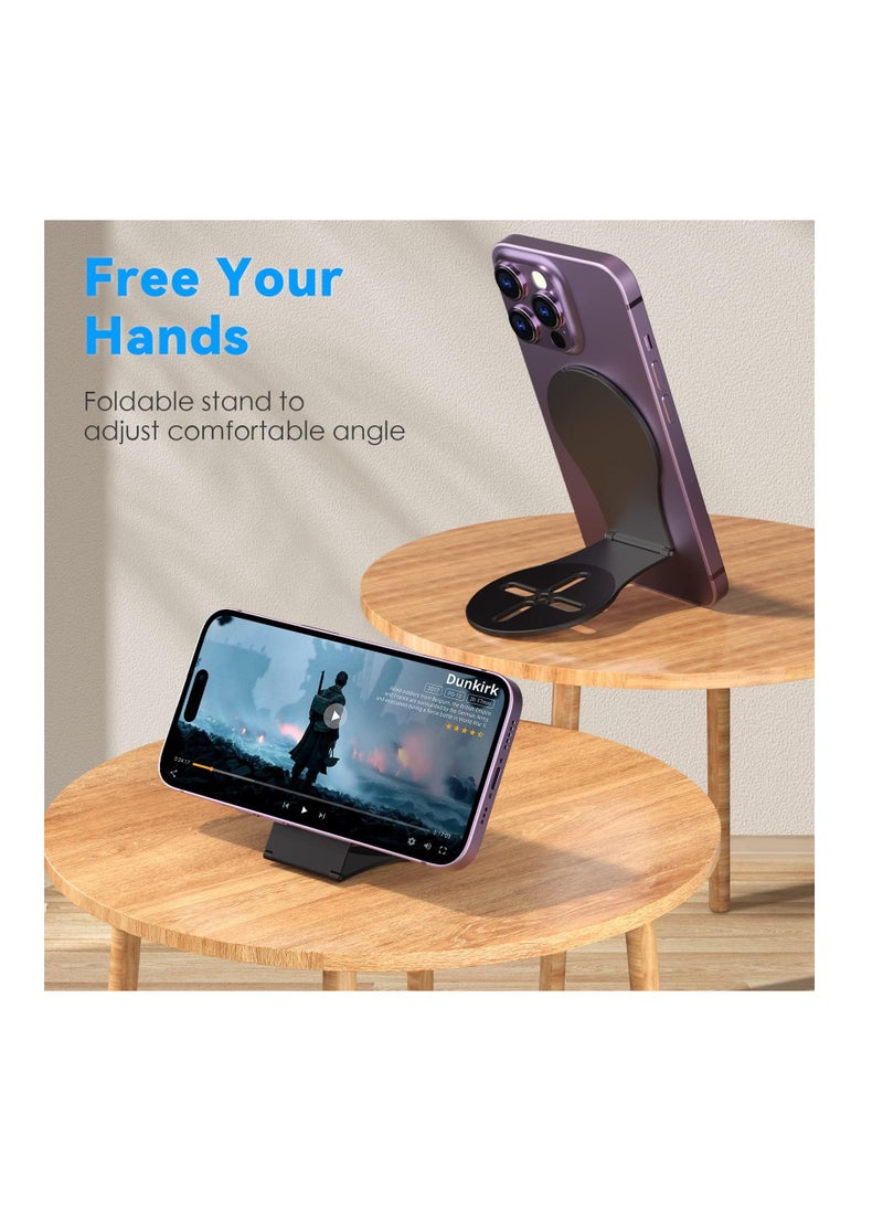 Anmi - Magnetic Phone Holder for Laptop, Computer Monitor Side Mount Clip - Image 1