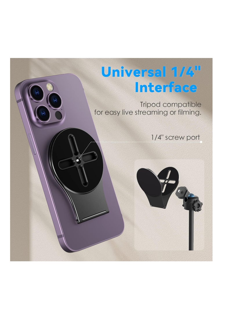 Anmi - Magnetic Phone Holder for Laptop, Computer Monitor Side Mount Clip - Image 1