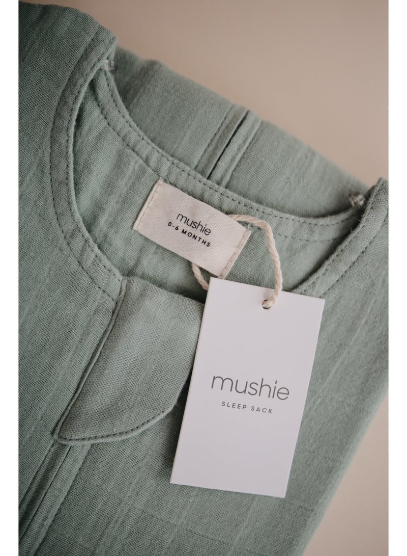 موشي كيس نوم موسلين من موشي باللون الأخضر الروماني - Image 5