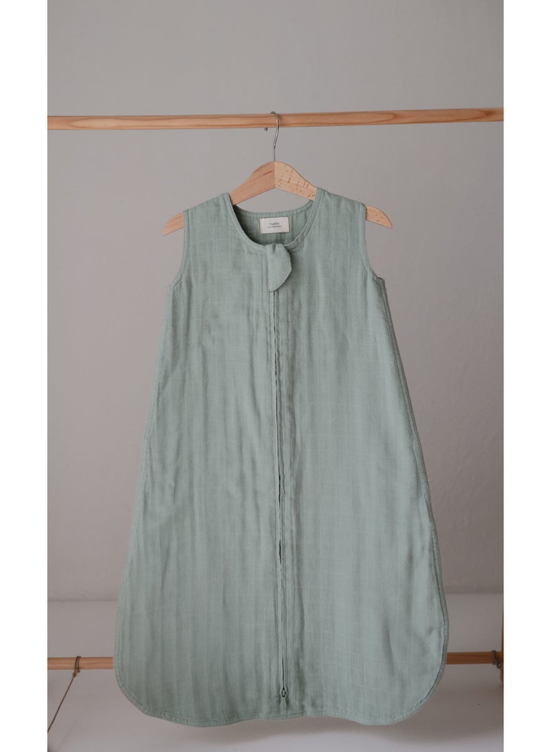 موشي كيس نوم موسلين من موشي باللون الأخضر الروماني - Image 4