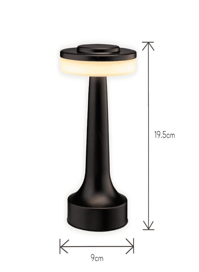 Evren Rechargeable Cordless Touch control Eclipse base Table Lamp  - Image 4