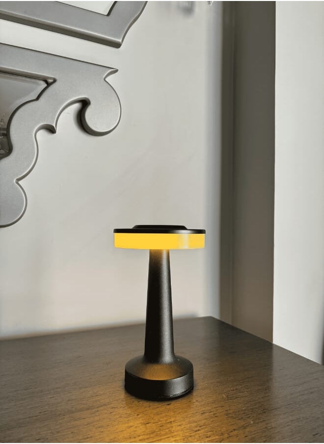 Evren Rechargeable Cordless Touch control Eclipse base Table Lamp  - Image 2