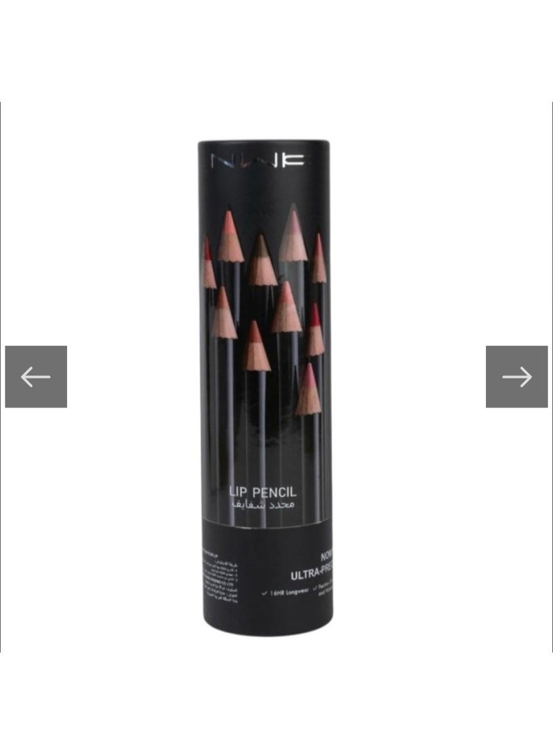 NWK 12-Piece Lip Liner Set Multicolour - Image 2