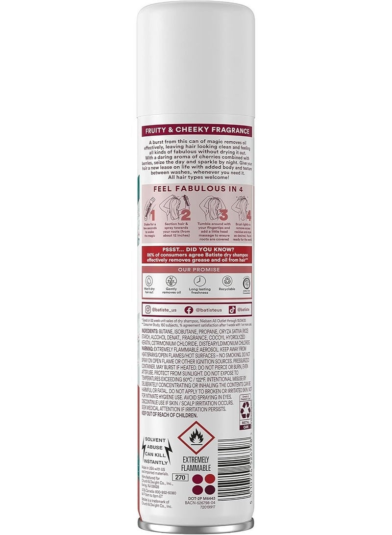 Batiste Dry Shampoo, Cherry, 120g Pack of 2 ( 240 g ) - Image 3