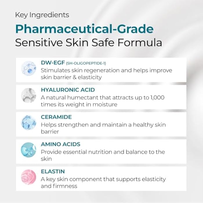 EASYDEW DW-EGF Cream Limited 2.36 oz - Anti-Aging Moisturizer with Human Epidermal Growth Factor & Hyaluronic Acid Collagen to Rejuvenate & Regenerate Cells, Softer Skin, Light weight Refreshing Cream - Image 5