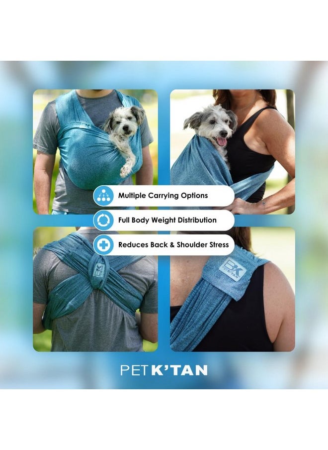 Baby K'tan - Pet K'tan Dog Sling Carrier: Hands Free for Small & Medium Dogs - #1 Pet Travel Accessory & Gift -Bond with New Puppy- Safe Durable Soft-Hands Free - Cats & Small Animals Anti-Anxiety-Sized for Human - Image 1