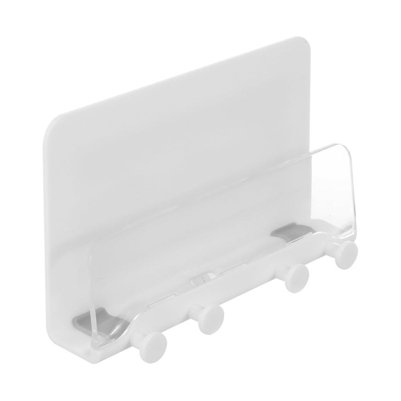 1pc Wall Mounted Phone And Tablet Holder With Hole Charging Bracket Smooth Material Modern Design - Image 2