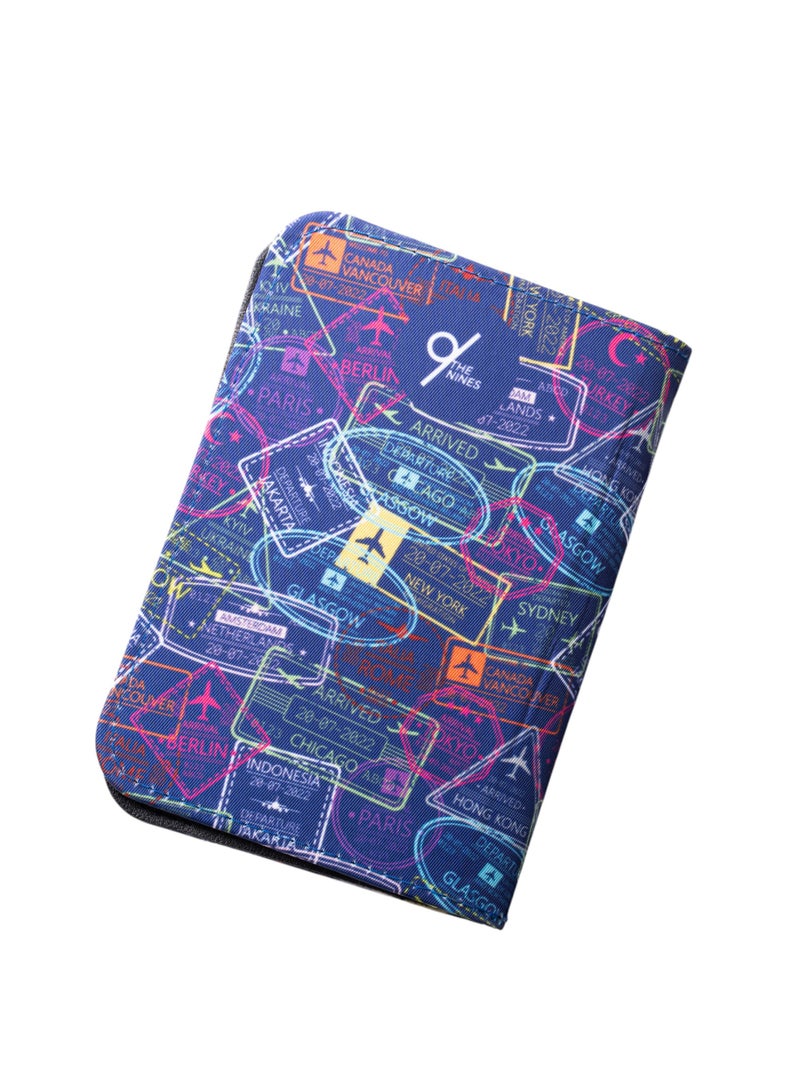 The Nines Passport Cover “Blue Stamps” - Image 1