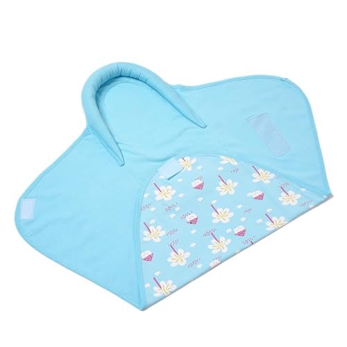 TIDY SLEEP Baby Swaddle Wrappper Adjustable for Newborn || 100% Cotton Soft || Newborn Blanket for 0-3 Months (Blue Farmland) - Image 4