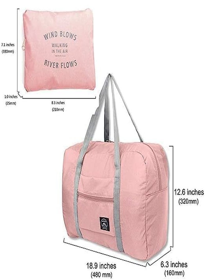 Packcy Large Capacity Folding Travel Bag - Lightweight Waterproof Foldable Duffle Handbag, Portable Carry-On Luggage for Men & Women, Weekend Gym Sports Airplane Cabin Overnight - Image 3