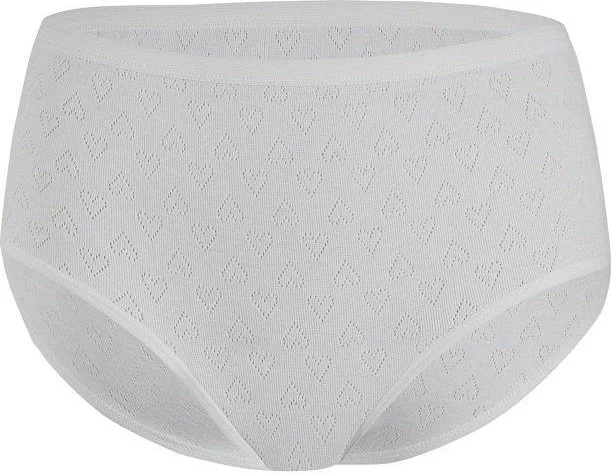 Yeni New Star 3592 Ecru Heart High Waist Women's Bato Panties