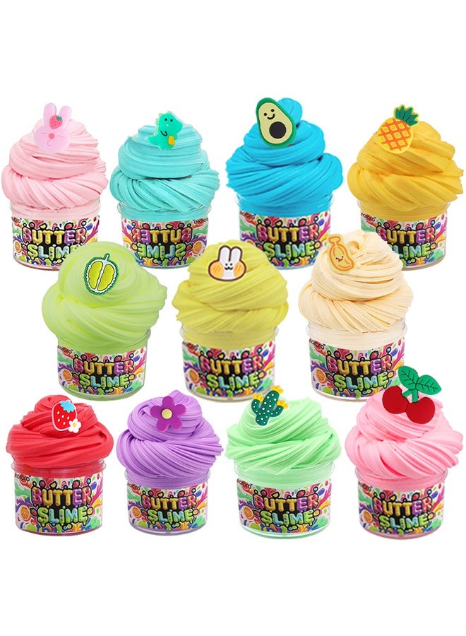 12 قطعة زبدة عطرة الخلع مجموعة - DIY لعب البتي للأطفال في أعمار 6 + - ناعمة، غير لاصقة تخفيف الإجهاد الخلع مع 12 ألوان حيوية وعطر الزبدة - يتضمن براقة، حبات الرغوة وأدوات الخلط - الحفلات المفضلة، هدايا عيد الميلاد للبنات والفتيان - Image 3