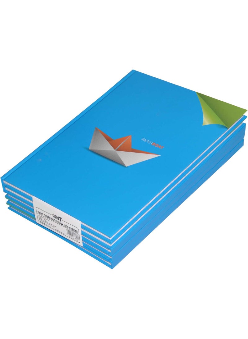 FIS LIGHT Pack of 5  Hard Cover Note Book 100 Sheets Size : A4  -LINBA41001305 - Image 1