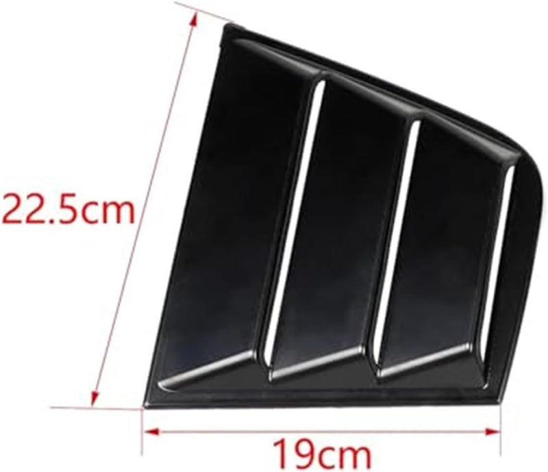 Wivplex Car Rear Louver Window Cover for Dodge Charger - Image 5