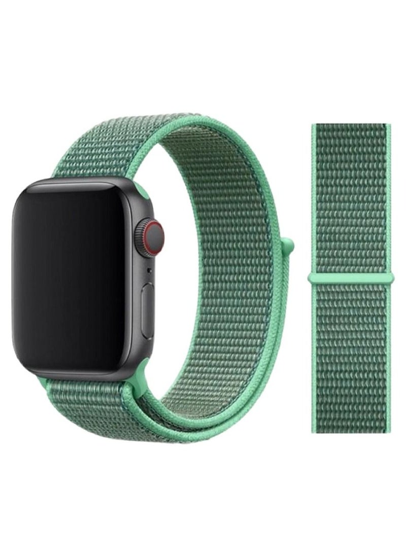 CATANES - 4Pack Apple Watch 38mm 40mm 41mm Nylon Sport Loop Band Compatible with iWatch Series 7/SE/6/5/4/3/2/1 Green - Image 1