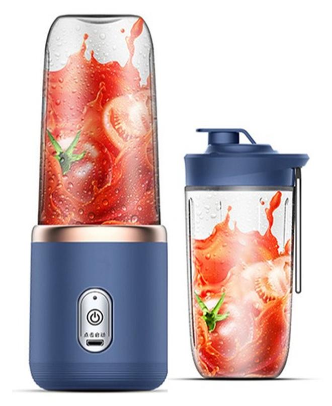 Zeemey Portable Blender, Blender Juicer Juice Cup Fruit Blender Portable Fruit Cup, USB Rechargeable Personal Size Juice Cup, Personal Blender for Smoothies and Smoothies, 400ml Travel Juice Cup - Image 1