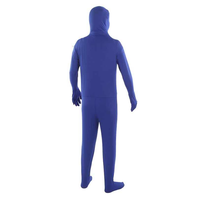 Chroma Key Suit Dark Blue Full Body Green Screen Costume For Photography Video Live Streaming 160cm - Image 4
