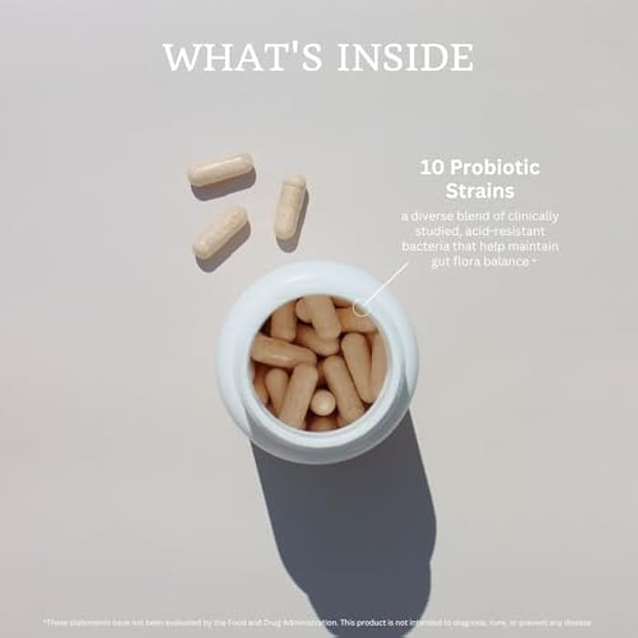 VTC VitaTradingCo. Probiotic 25 Billion CFU | 10 Clinically Validated Strains | Naturally Colonizing | Daily Gut, Digestive, & Immune Support | 50 Veggie Capsules - Image 3