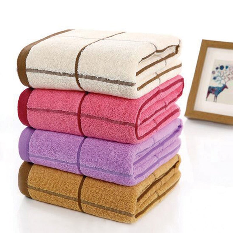 1Pcs Cotton Bath Towels Ultra Soft Highly Absorbent for Bathroom 140*70cm - Image 2