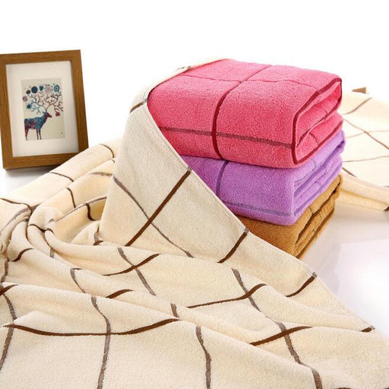 1Pcs Cotton Bath Towels Ultra Soft Highly Absorbent for Bathroom 140*70cm - Image 4