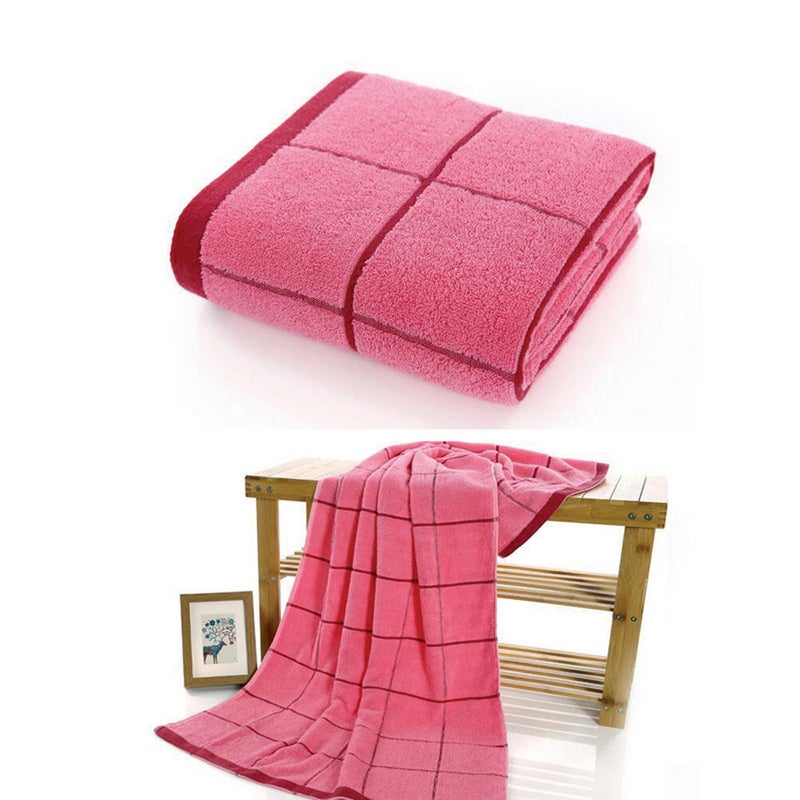 1Pcs Cotton Bath Towels Ultra Soft Highly Absorbent for Bathroom 140*70cm - Image 1