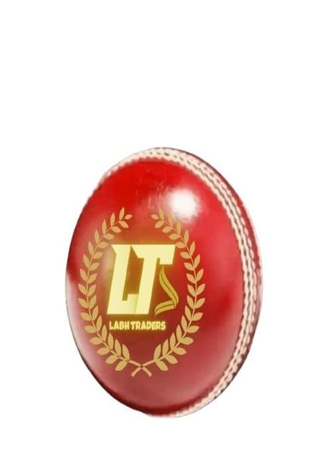 LABH TRADERS Professional Cricket Ball, Red Leather - Image 1