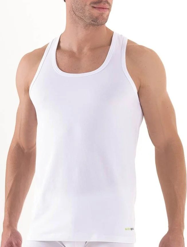 بلاك سباد 9676 U Neck Thick Strap Men's Sports Undershirt 2-Pack