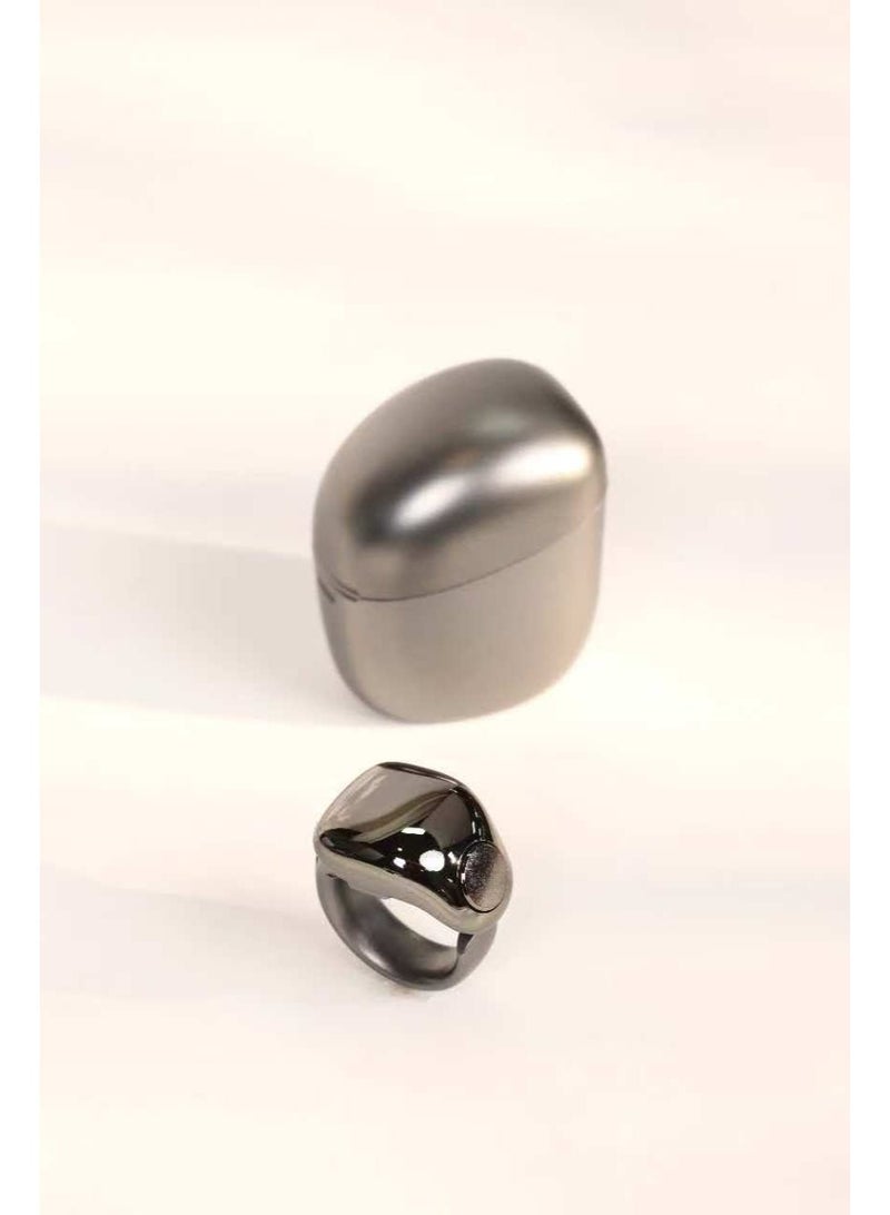 WESLAMIC Tasbih Zikr Smart Praise  Ring  with Charging Case – Bluetooth Digital Counter Ring with APP Control, 5 Adjustable Sizes (16-24mm), Waterproof OLED Prayer Reminder for Muslims - Image 1