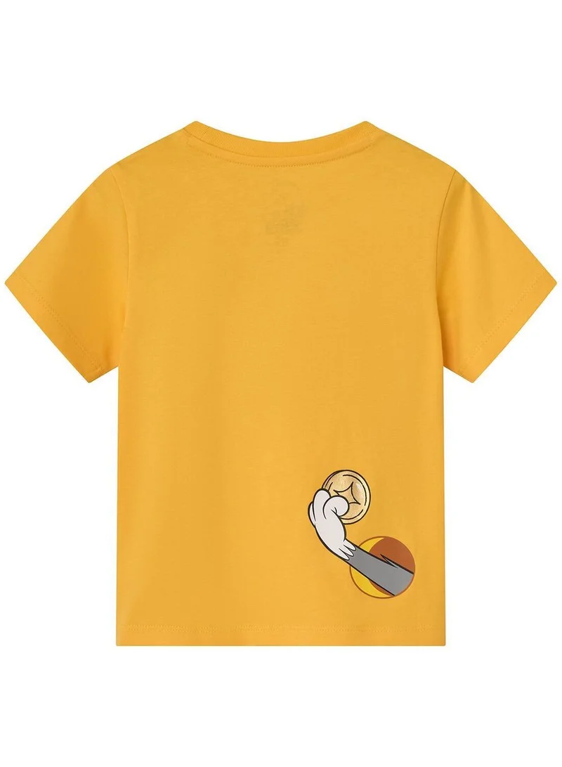 جيوردانو تيشيرت مطبوع توم وجيري مطاردة السعادة للأطفال