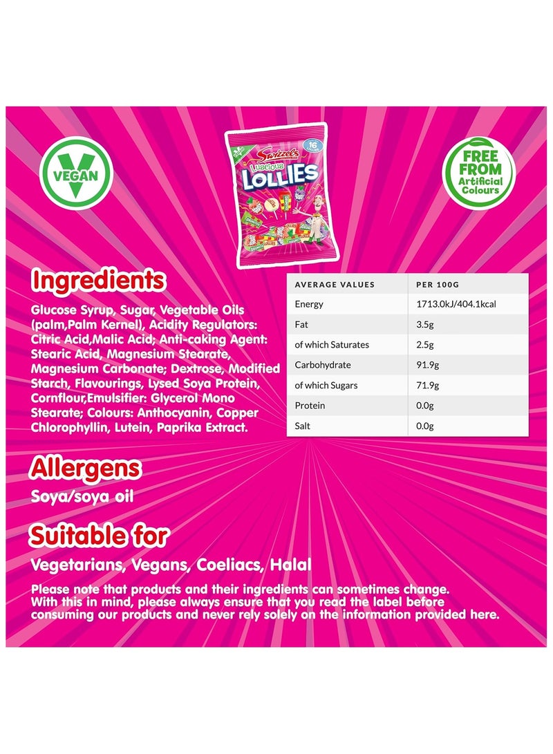 Swizzels Luscious Lollies 354g - Image 2