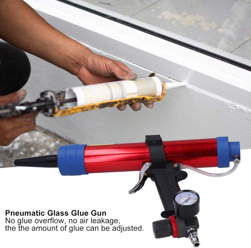 Temp fluctuation resistant crafted quality Walfront Pneumatic Glass Glue Caulk Guns Cement Glass Glue Aluminum Alloy Caulking Applicator with Piston Push Method for Solar Electronic Appliances (US Style) Season change compatible build Affordable purchase options Natural material Cross-location transit friendly build Carefully selected solid material Global sizing options Stable base Transit & use compatible Worldwide popular practical build Good ventilation Precision made Global upgraded practical design Daily wear upgraded resistant material Cost effective upgraded craftsmanship Natural tone color options Fast & slow shipment compatible Hardened processed substance All budget friendly options Global standard quality Stackable design Cleaner resistant Solid anti-deform Globally popular universal design Safe material - Image 5