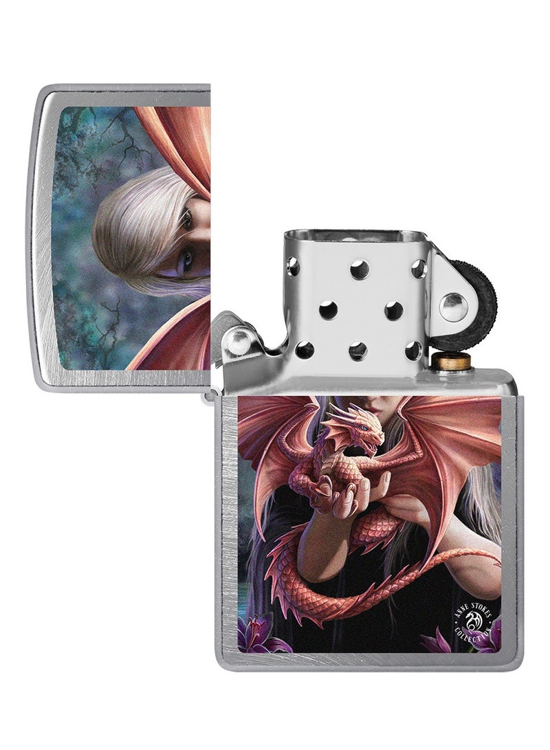 Zippo سي017426 24647 مجموعة آن ستوكز ولاعة مقاومة للرياح من الكروم - Image 4