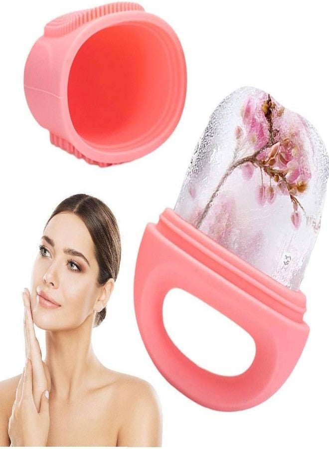 Prostuff.in أداة تدليك الوجه بالثلج من السيليكون من Prostuff.in® مع فرشاة مزدوجة الجوانب - قالب ثلج للوجه قابل لإعادة الاستخدام لتفتيح البشرة، وتخفيف الانتفاخ، وتضييق المسام - هدية مثالية للعناية بالبشرة للنساء والفتيات، قطعة واحدة (متعددة الألوان) - Image 1