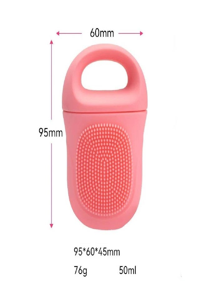 Prostuff.in أداة تدليك الوجه بالثلج من السيليكون من Prostuff.in® مع فرشاة مزدوجة الجوانب - قالب ثلج للوجه قابل لإعادة الاستخدام لتفتيح البشرة، وتخفيف الانتفاخ، وتضييق المسام - هدية مثالية للعناية بالبشرة للنساء والفتيات، قطعة واحدة (متعددة الألوان) - Image 4
