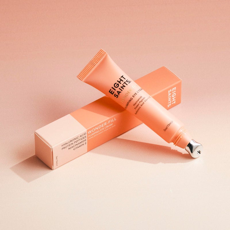 Eight Saints Wonder-fill Plumping Eye Cream, Natural and Organic Anti Aging Under Eye Cream to Plump Skin, Reduce Wrinkles, Fine Lines, and Under Eye Bags, Dark Circles Under Eye Treatment, 0.5 Ounces - Image 3