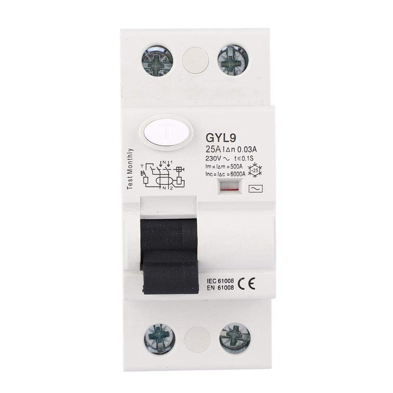 63A RCBO Residual Current Circuit Breaker Electronic Leakage Protector 25A Color - Image 2