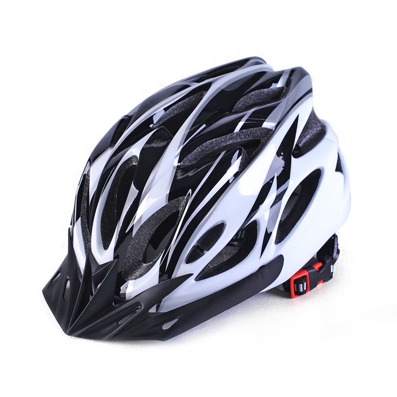 Generic Childrens adult riding helmet sliding bicycle mountain bike skateboard roller skating integrated helmet wholesale agent Black and White