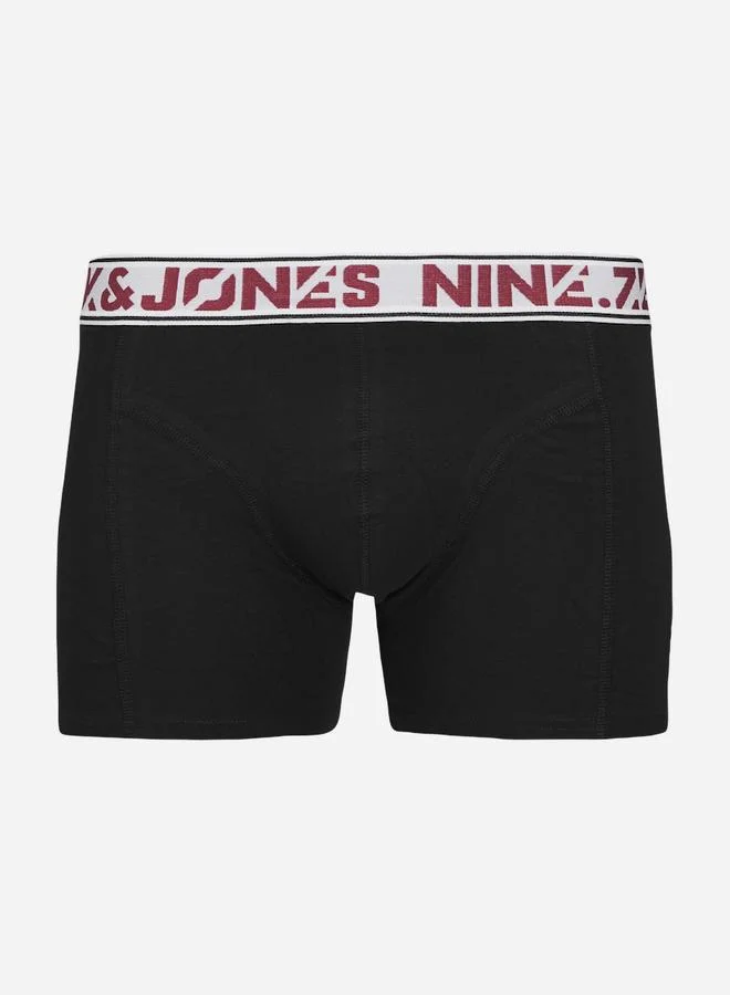 JACK & JONES Jack & Jones Pack of 3 - Colton Solid Trunks