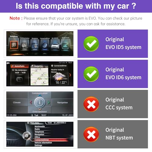 NINETOM 2026 Upgraded 12.3" Ultra-Narrow Touchscreen Wireless CarPlay Android Auto Receiver Compatible with BMW 3/4 Series F30/F31/F32/F33/F34/F36 (2017–2019), for EVO System - Image 3