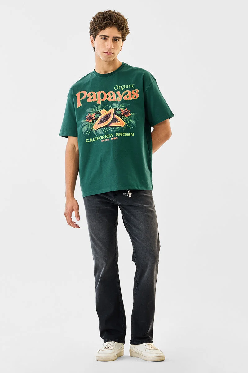 Snitch  Papayas 100% Cotton Oversized T-Shirt for Men | Best Price UAE
