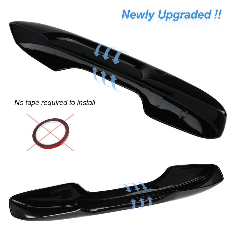 CKE Compatible with Honda Civic Accord CR-V HR-V 2026 2025 2024 2023 Compatible with Acura Integra 2026 2025 2024 2023 Accessories Car Exterior Door Handle Cover Trims -Glossy Black - Image 3