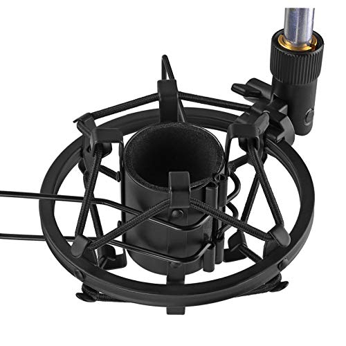 SUNMON Mic Shock Mount Holder for Diameter 28mm-31mm Dynamic Microphone to Reduces Vibration and Shock Noise, Suitable for AT2005-USB, XM1800S, E835 Mic - Image 1