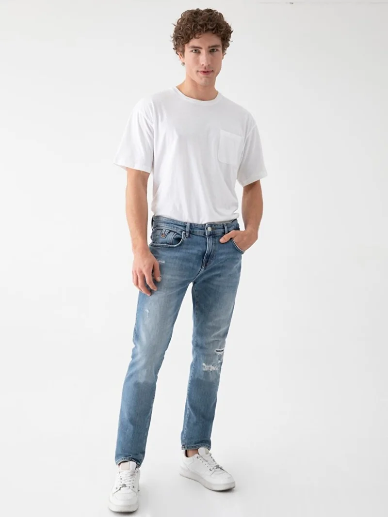 Men's Joshua Skinny Leg Low Waist Jeans
