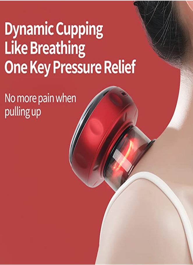 ULHYC Smart Dynamic Cupping Therapy Set  Cellulite Massager 3 in 1 Vacuum Therapy Machine Cellulite Remover  Gua Sha Massage Tool with12 Level Temperature and Suction massage machine  - Image 2
