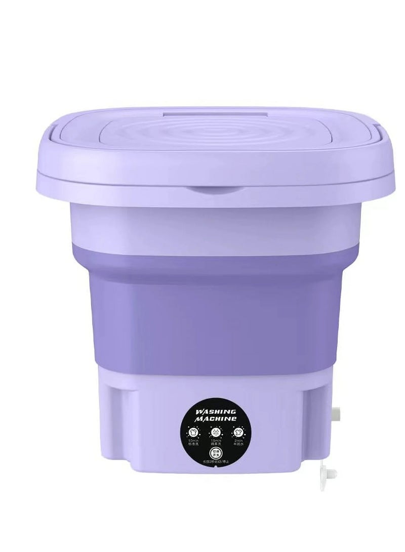 Inabyte 8L Portable Mini Washing Machine | Blue Light Sterilization, Touch Screen Digital Timer, for Baby Clothes/Underwear/Socks, Ideal for Apartment/Dorm/Hotel/Travel - Image 1